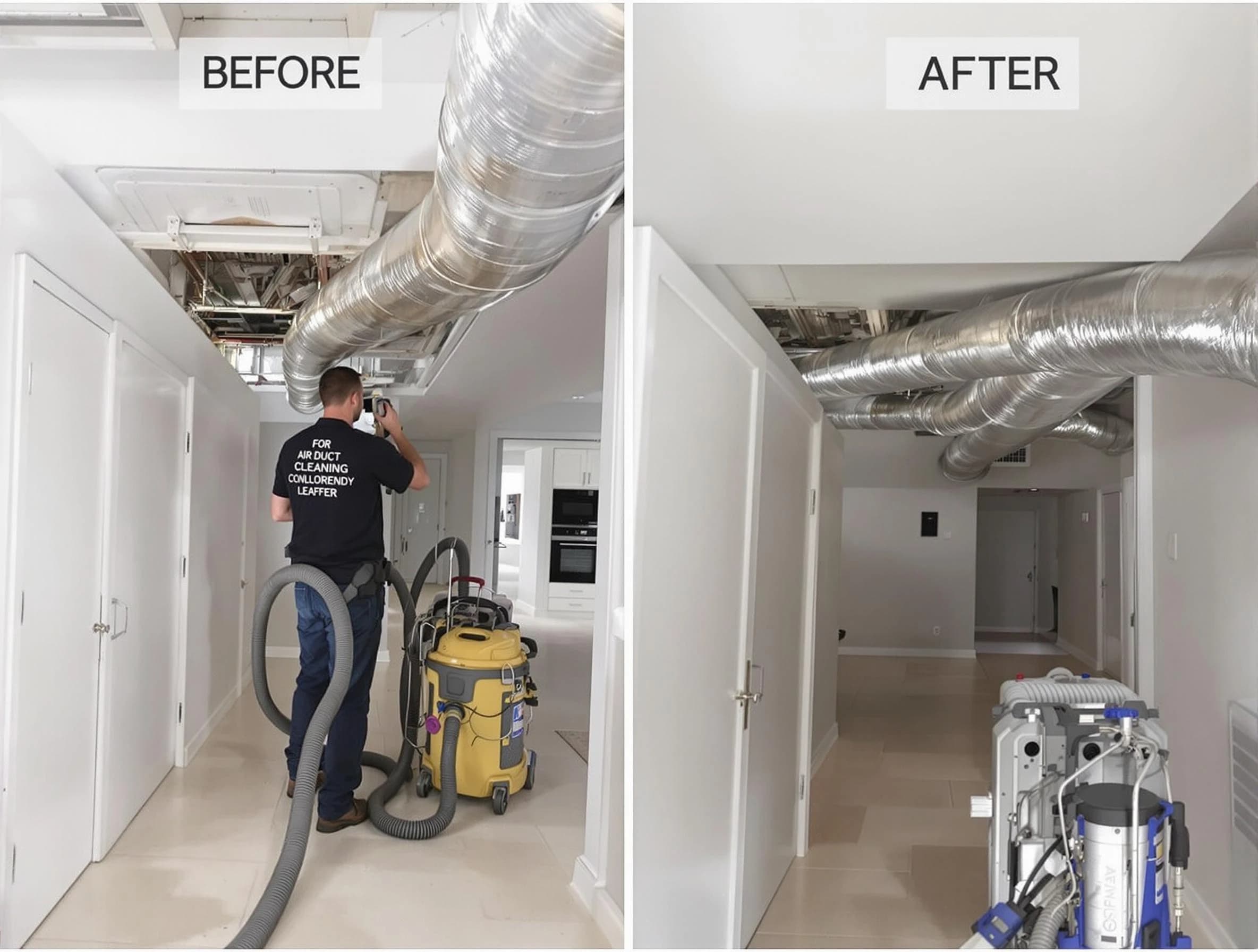 Hempfield Air Duct Cleaning professional performing thorough air duct cleaning in Hempfield