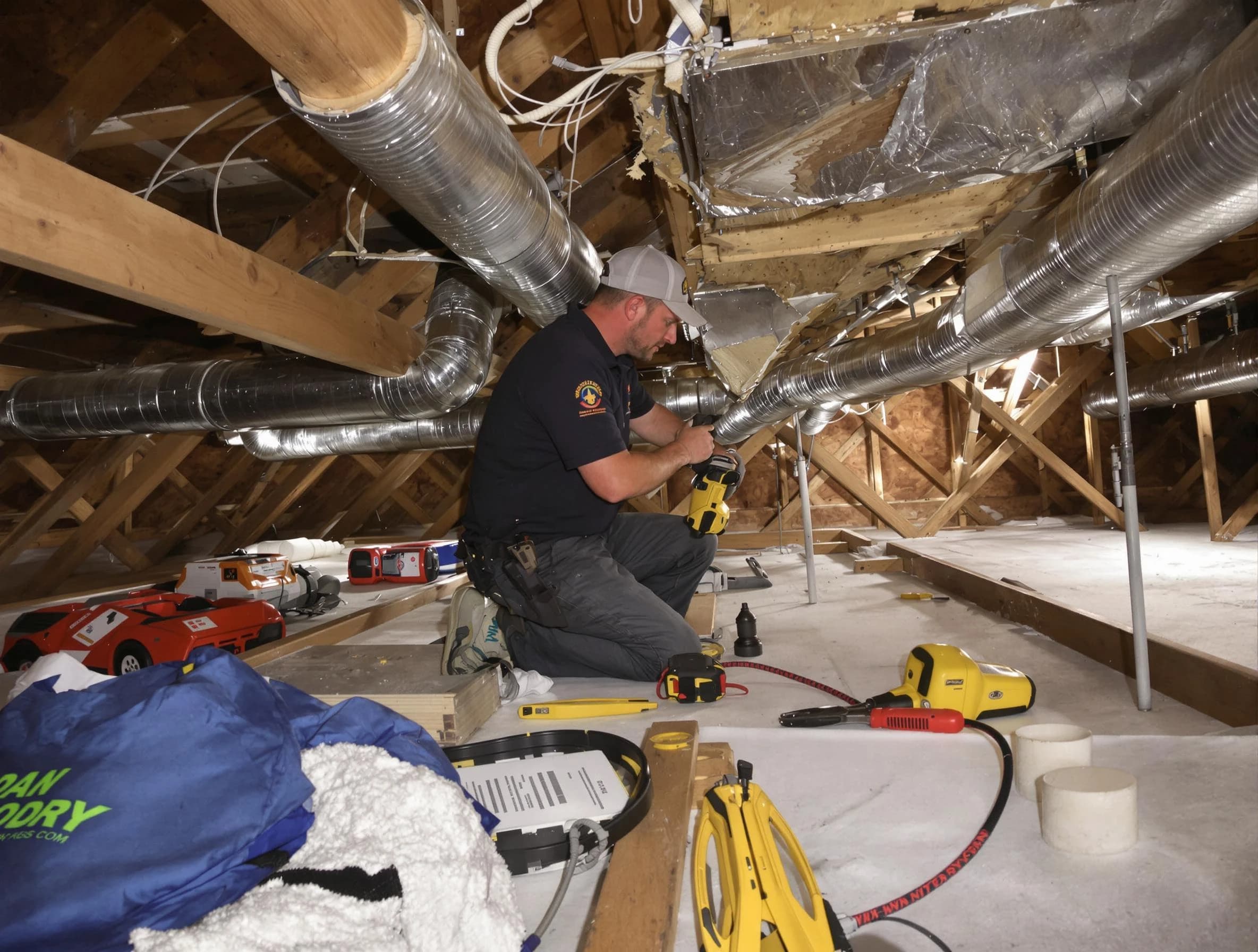 Professional air duct repair by Hempfield Air Duct Cleaning in Hempfield