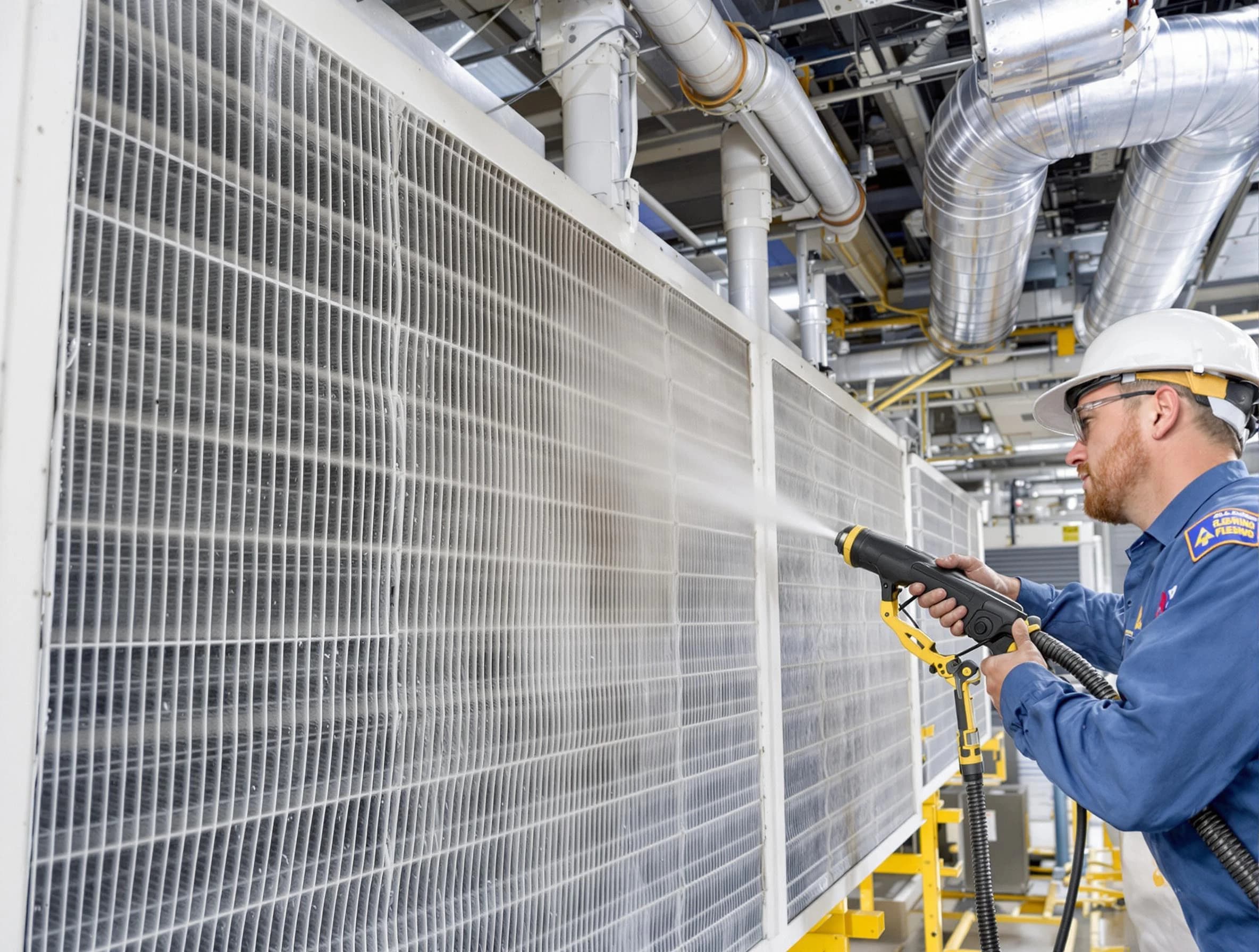 Professional commercial coil cleaning by Hempfield Air Duct Cleaning in Hempfield