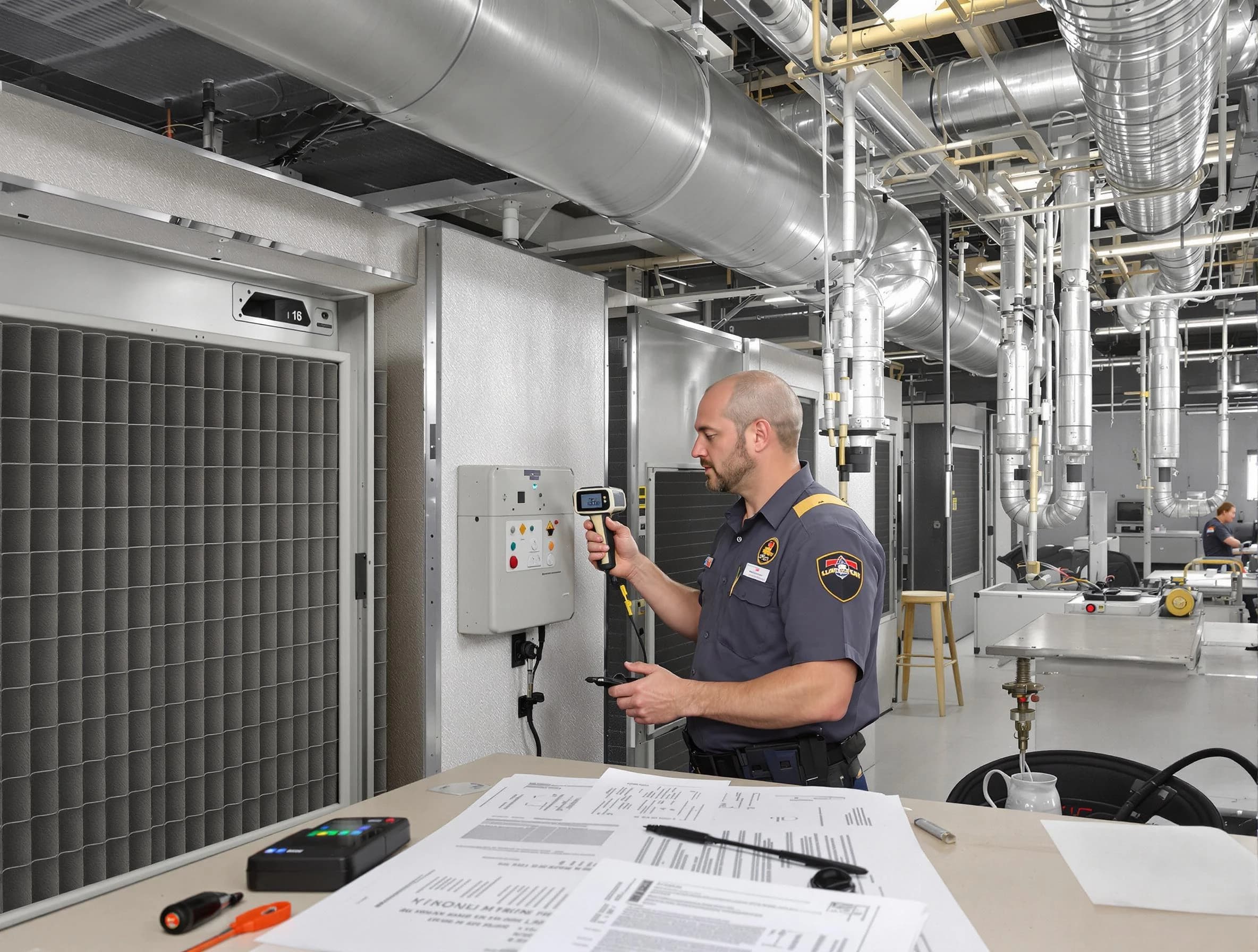 Professional filter system inspection by Hempfield Air Duct Cleaning in Hempfield