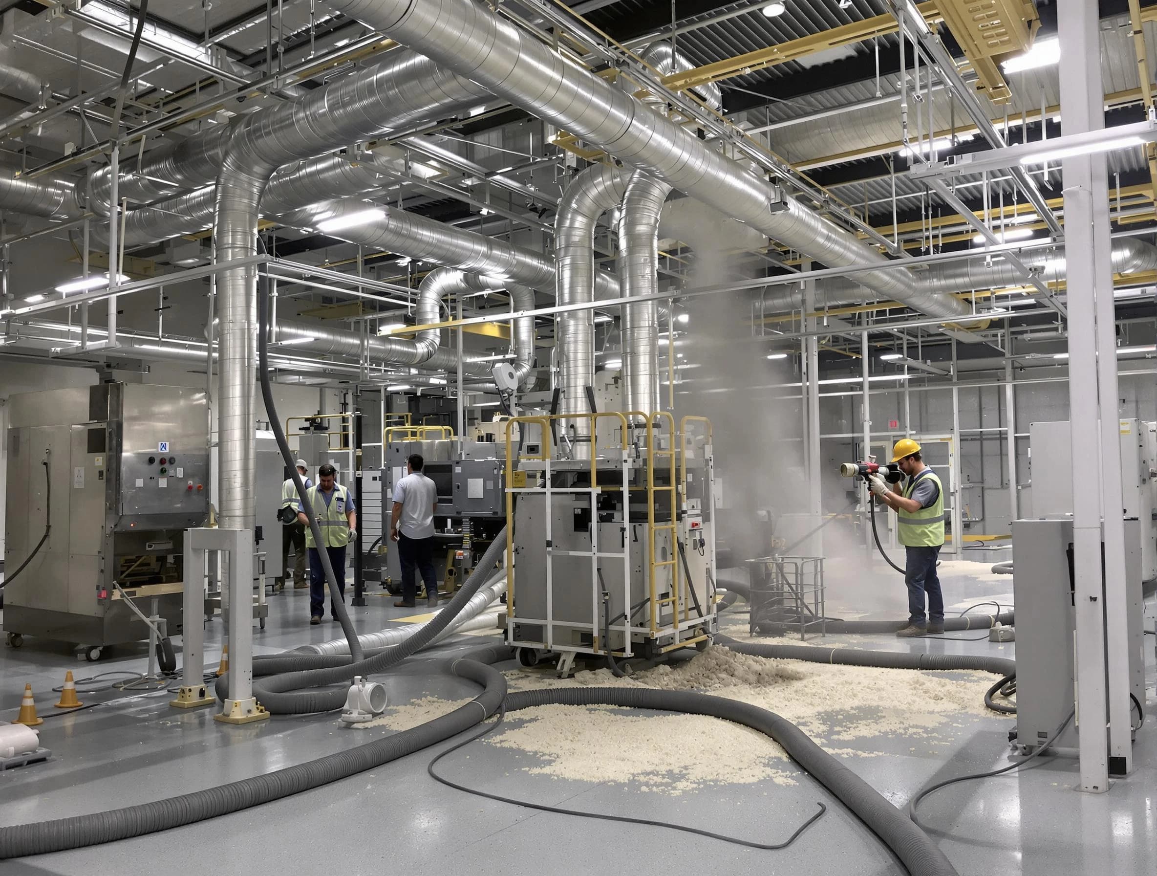 Heavy-duty industrial duct cleaning by Hempfield Air Duct Cleaning in Hempfield