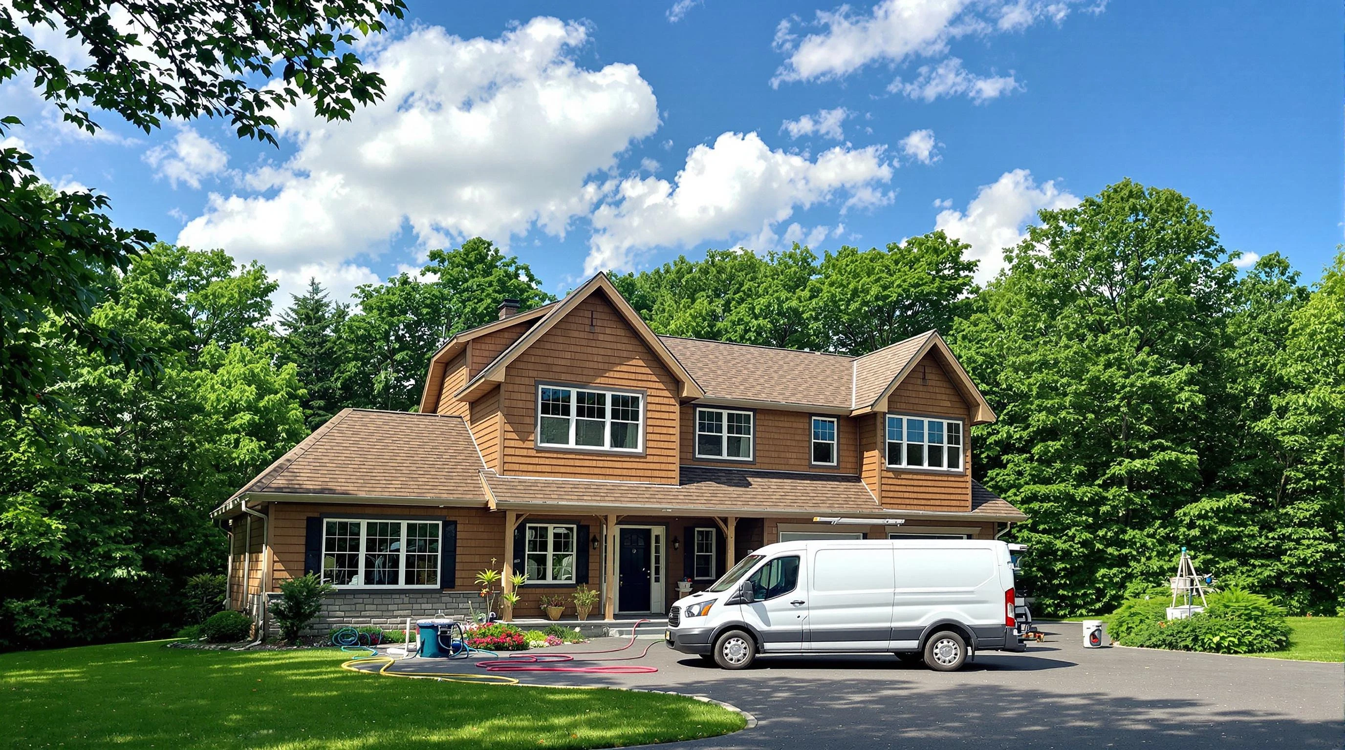 Hempfield Air Duct Cleaning air duct cleaning crew working in Unity, PA