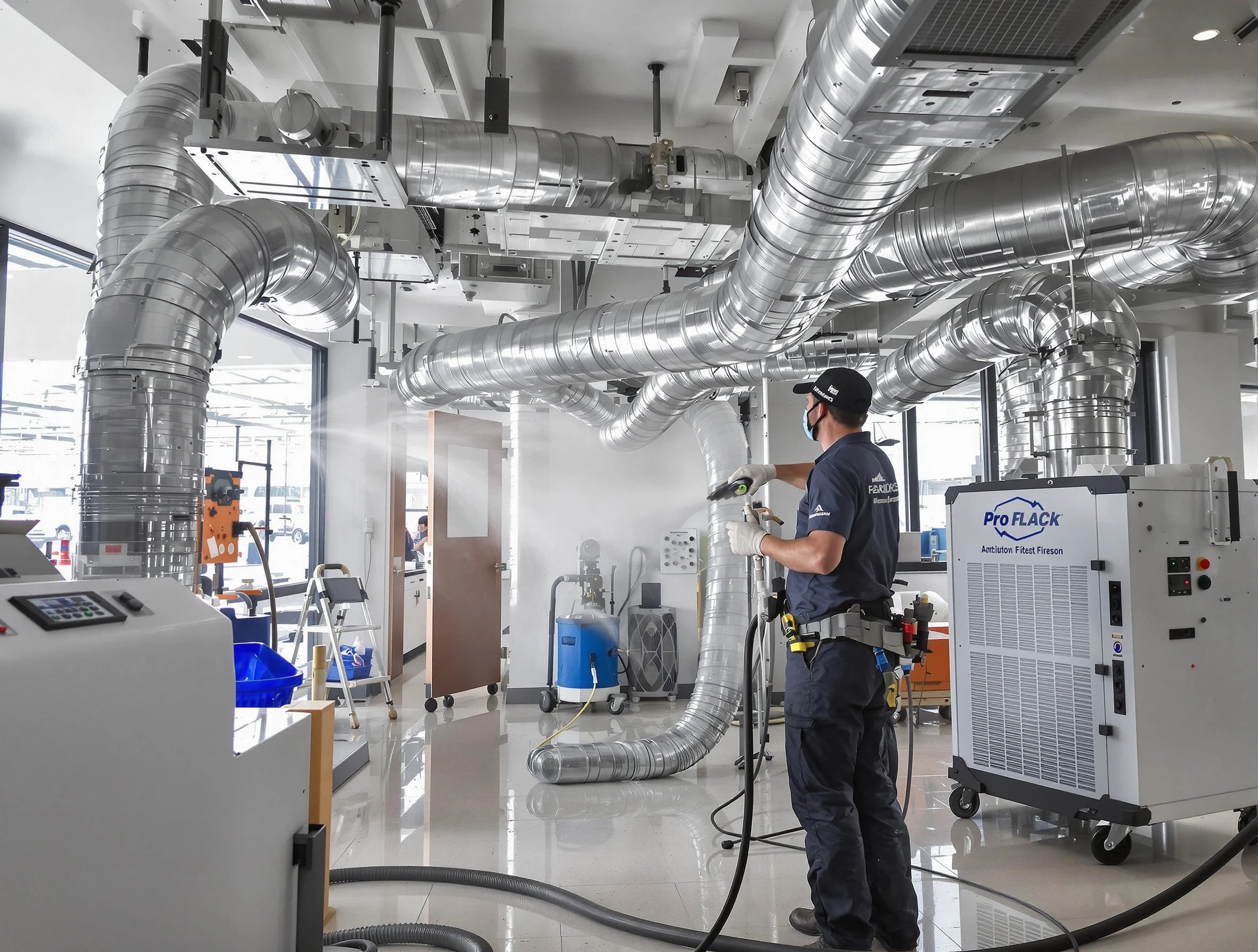 Negative Pressure Air Duct Cleaning in Hempfield